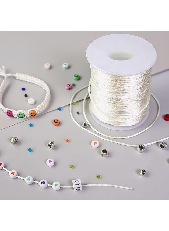 75-meter Nylon Satin Rattail Cord For Chinese Knotting Rattail Beading Macrame Friendship Bracelet Jewelry Making - Image 3